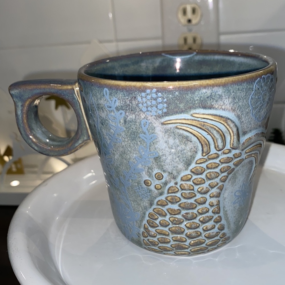 Starbucks 2014 anniversary siren tail coffee mug